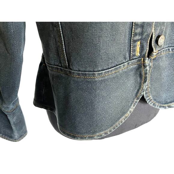 Bill Blass Jeans Denim Jacket-Vintage Women's Petite‎ M - Picture 6 of 10